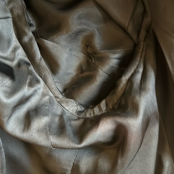 Pierre Cardin Double-Breasted Black Wool Blazer Coat Peak Gold Buttons USA 44S - Picture 16 of 16